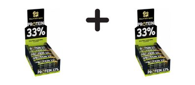 2 x Go On Nutrition Protein Bar 33% (25x50g) Salted Caramel