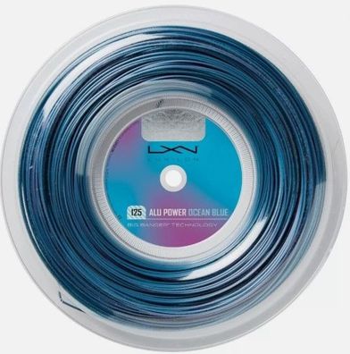 Luxilon Alu Power 125 Ocen Blue 200 m Tennis Strings