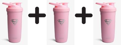 3 x Reforce Stainless Steel, Supergirl - 900 ml