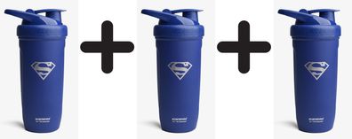 3 x Reforce Stainless Steel, Superman - 900 ml