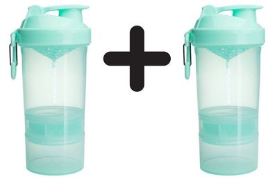 2 x Shaker Original2Go, Mint Green - 600 ml