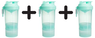 3 x Shaker Original2Go, Mint Green - 600 ml
