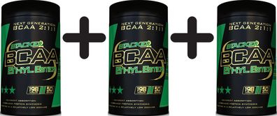 3 x BCAA Ethyl Ester - 198 caps