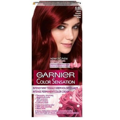 Garnier Color Sensation Haarfarbe 4.60 Intensives Dunkelrot - 150 ml