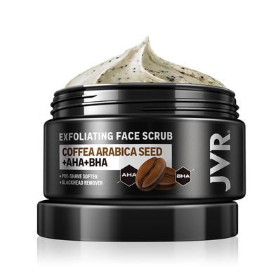 JVR Männer Gesichtspeeling Kaffee Körperpeeling Porentiefe Reinigung 120ml