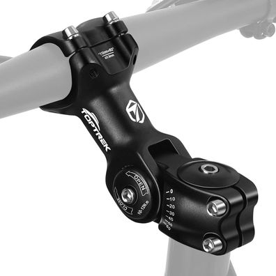 Fahrradlenker Vorbau 31.8mm*110mm Aluminium verstellbar ± 60° Einstellbar