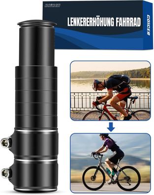 Fahrrad Lenkererhöhung 13.6x2.86cm/28.6mm, Aluminium, Verstellbar