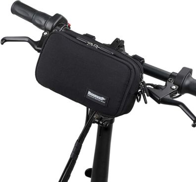 Fahrrad Lenkertasche Vordertasche multifunktional Schwarz Regenhülle