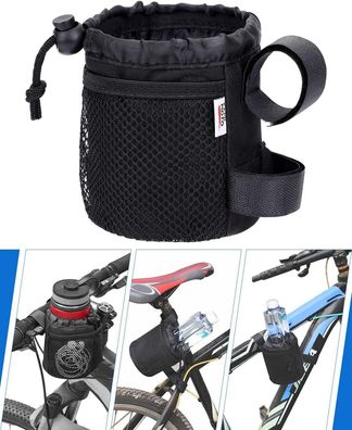 Getränkehalter Fahrrad Flaschenhalter Wasserflaschenhalter Kinderwagen Schwarz