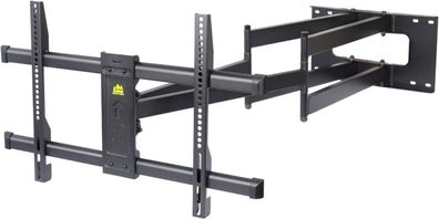 TV Wandhalterung Schwenkbar Doppelarm 109cm Beweglich 42-90 Zoll Belastung 75 kg