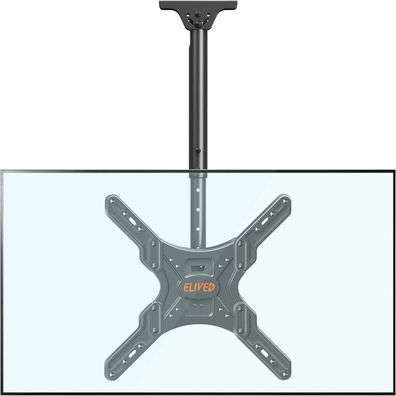 TV Deckenhalterung für 24-65 Zoll Flach Curved Fernseher bis 45KG VESA 400x400mm