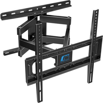TV Wandhalterung Schwenkbar Neigbar 26-65 Zoll VESA 400x400mm 60KG Schwarz