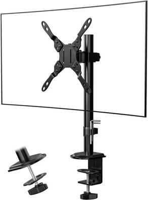 Putorsen Monitor Halterung 1 Monitor 13-35 Zoll Höhenverstellbar Neigbar Drehbar