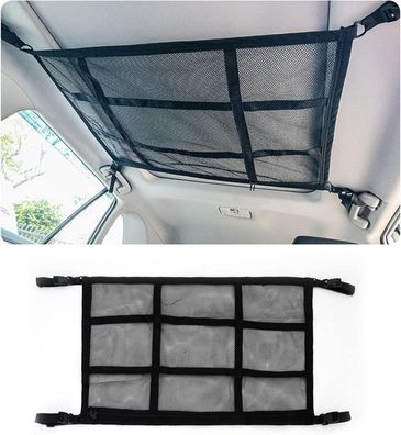 Gepäcknetz Auto doppellagige Aufbewahrung Organizer 90x65 cm SUV Jeep Van