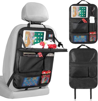 LUCMO Autositz Organizer Rücksitz Organizer Tablet Aufbewahrung Schwarz