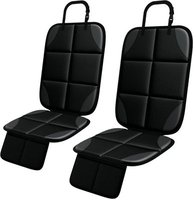 MHO+ALL Kindersitzunterlage Auto ISOfix Geeignet 2-Stück Rutschfest & Leicht zu