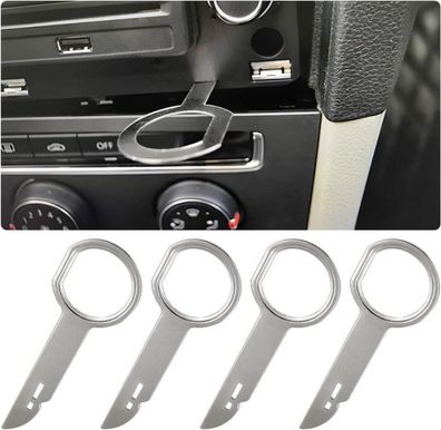 Autoradio Ausbauwerkzeug Set Universal Pin Haken 4er Pack Edelstahl