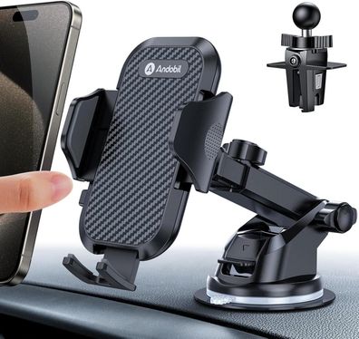 Handyhalterung Auto Saugnapf & Lüftung Halter Universale KFZ Autohalterung