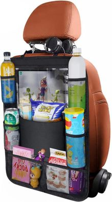 Auto Rücksitz Organizer Wasserdicht mit 8 Taschen für Kinder Tablet Halterung