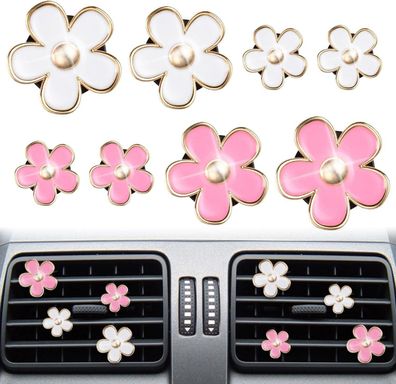 Auto Gänseblümchen Diffuser Lüfter Clip 8er Set Aromatherapie Vent Clips