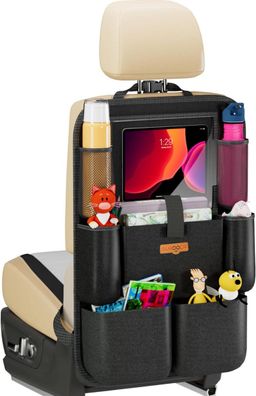 Auto Rücksitz-Organizer 4. Gen. für 11 Zoll Tablet, 8 Taschen, wasserdicht