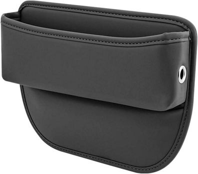 Auto Aufbewahrungsbox Gap Organizer Schwarz PU Leder Mittelkonsole