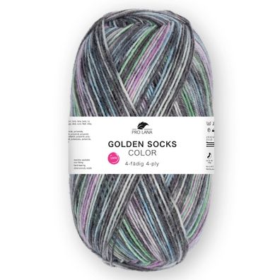 Pro Lana Golden Socks MILANO 100 g 4-fach Sockenwolle mit 75 % Schurwolle 420 m