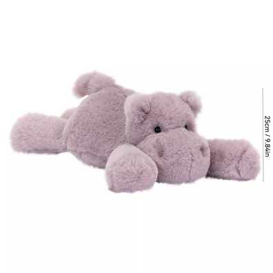 Jellycat Medium Lilac Smudge Hippo Brandneu Mit Etikett Ausverkauft / Selten