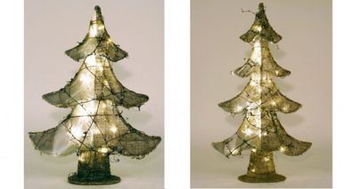 LED Jute-Weihnachtsbaum Tannenbaum Weihnachtsdeko Dekobaum Christbaum Advent