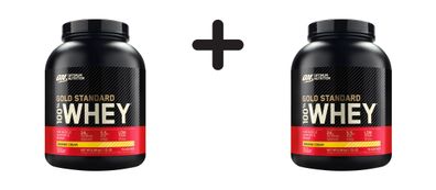 2 x Optimum Nutrition 100% Whey Gold Standard (5lbs) Banana Cream