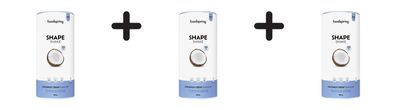 3 x foodspring Shape Shake (900g) Coconut Crisp