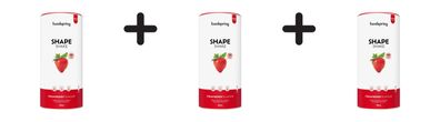 3 x foodspring Shape Shake (900g) Strawberry