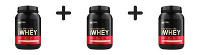 3 x Optimum Nutrition 100% Whey Gold Standard (2lbs) Unflavoured