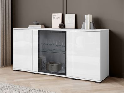 Kommode Caro SB 154 4D Wohnzimmer Stilvoll Kollektion Sideboard Highboard Schrank Neu