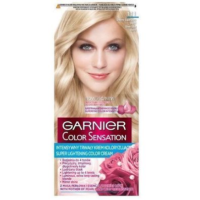 Garnier Color Sensation Haarfarbe 111 Silber Ultrahellblond - 1 Anwendung