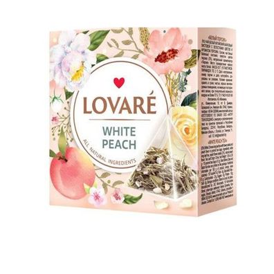 Lovare Tee "Weißer Pfirsich"Peach weißer Pfirsich im Pyramidenbeutel 15 * 2g