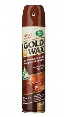 Gold Wachsspray Moebelpflege Classic, 300 ml