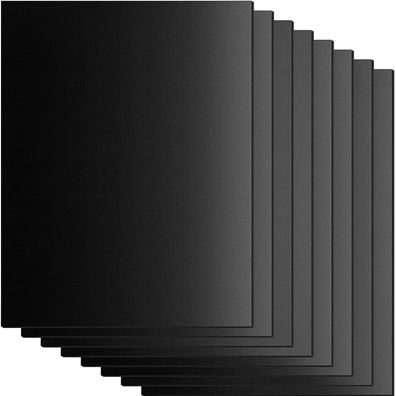 Grillmatte für Gasgrill 8er Set Teflon Grillplatte 40x32cm PFOA-Frei Antihaft