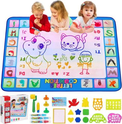 Wasser Doodle Matte XL Aqua Zeichen Malerei STEM Spielzeug 100x78cm