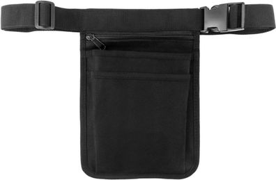 QWORK Krankenschwester Hüfttasche Schwarz Organizer Gürtel Pflegeset