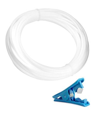 QWORK® 8m PTFE Teflonschlauch 4mm 2mm ID Schlauchschneider 1.75mm Filament