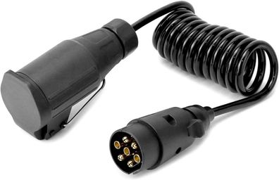 QWORK 2M Anhänger Adapterkabel 7 auf 13 polig 12V Caravan RV Traktor