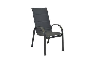Aurela Stapelsessel, 2er Set, graphit/grau