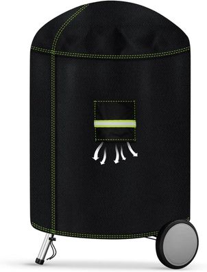 Kugelgrill Abdeckung 600D Oxford Gewebe Wetterfest Ø77x90cm