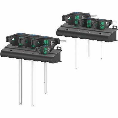 454/7 HF Set 1 Quergriff-Schraubendrehersatz Wera, Hex-Plus mit Haltefunktion,