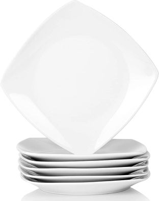 Malacasa Dessertteller Set 6er Porzellan 16,7cm Personen