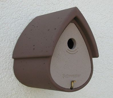 Naturschutzprodukt Vogelnistkasten Meisenresidenz Typ 1MR Flugloch 32 mm braun