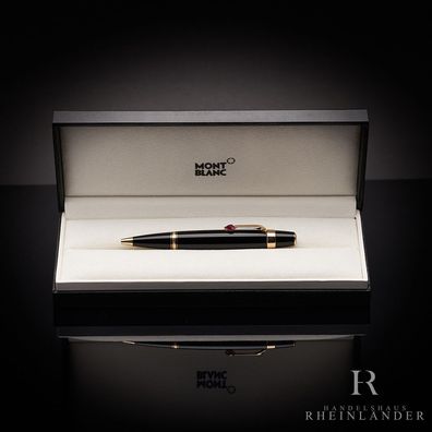 Montblanc Boheme Je T´aime Black Resin Ballpoint Pen Kugelschreiber ID 25471 OVP