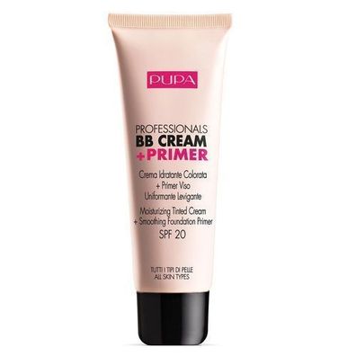 Pupa Milano Professionelle BB Cream & Primer SPF20, Farbton 001 Nude, 50 ml - Pe