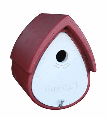 Naturschutzprodukt Vogelnistkasten Meisenresidenz Typ 1MR Flugloch 32 mm rot